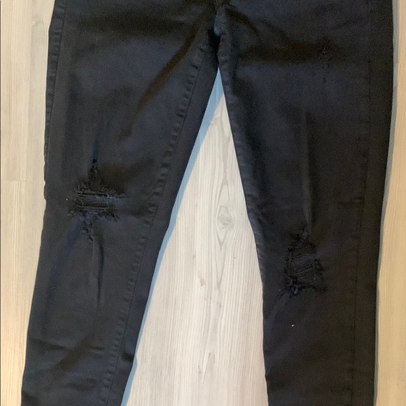 American Eagle Outfitters Black Skinny Jeans Stretchy Fit - Picture 5 of 7